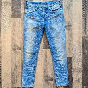 Robin’s Jean Jack Blue Jeans Skinny-Leg Stretchy Denim